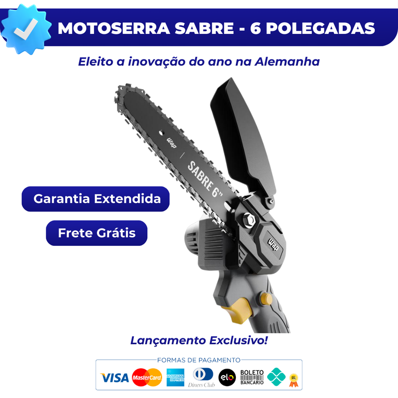 Motoserra Sabre 6`` - Queima de Estoque