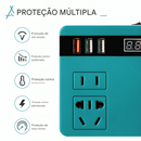 VoltBoost™ - Inversor de Bateria de Lítio Portátil 100W